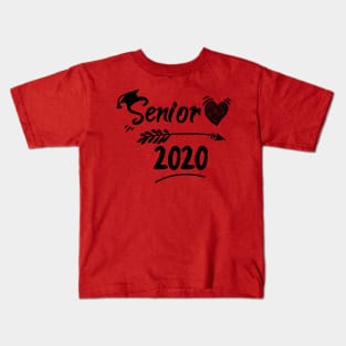 Senior 2020, Graduation , Cute 2020 Senior Vibes Squad Kids T-Shirt